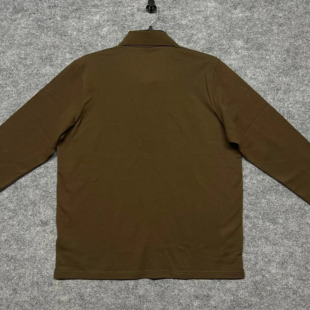 Adidas Spezial x CP Company Polo Shirt Men XL Dust Cargo Brown Retro Long Sleeve